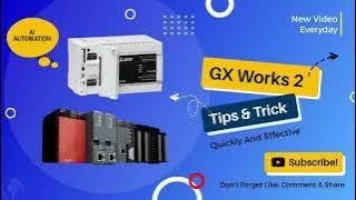 Gx Works 2 Programming  How To Use CJ Function  Mitsubishi Fx Plc Programing [upl. by Sondra246]