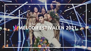 🇸🇪 Melodifestivalen 2021  Deltävling 4  Results [upl. by Moffit753]