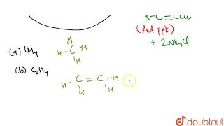 With ammonical cuprous chloride solution a reddish brown precipitate is obtained on treating with [upl. by Olwena]