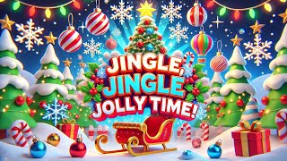 🎅 Jingle Jingle Jolly Time  Fun Christmas Song for Kids 🎄✨ kidssongs christmas [upl. by Sansen]