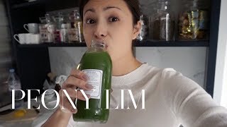 One Day Juice Cleanse VLOG and Review with my Best Friend  Peony Lim [upl. by Marras229]