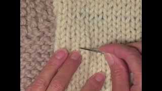 Duplicate Stitch for Garter Stitch [upl. by Alegnaed6]