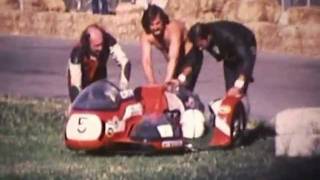 courses compétitions MOTOS SIDECAR AVIGNON 1977 championnat de France [upl. by Tertius]