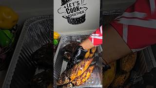 peppered fishpeppersauce plantaineveryone food nigeriancuisine plantain peppersauceplantain [upl. by Nevar]