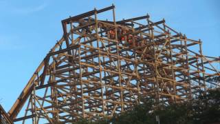 Goliath Six Flags Great America Testing  June 5 2014 [upl. by Neiv157]