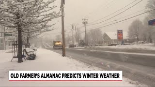 Old Farmer’s Almanac predicts upcoming winter forecast [upl. by Eisdnyl]