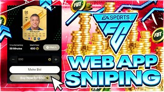 EAFC 24 HOW TO SNIPE FAST ON THE WEB APP EAFC HOW TO SNIPE [upl. by Eirac42]