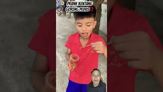 PRANK KENTANG GORENG PEDAS⁉️ comedy marshmallow filmpendek 寝てる prank woodworking 寝姿 funny [upl. by Eidoc]