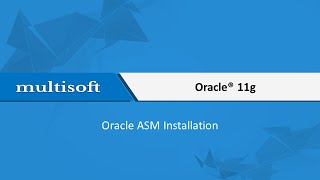 Oracle ASM Installation training video [upl. by Lamont]