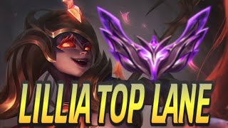 Lillia Top Lane STOMPS Solo Queue  Road to Masters Top Lane [upl. by Lutim]