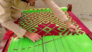 Unbelievable Artistry  What How This Craftsman Weaves a cot Nylon Rope Charpai [upl. by Cave]