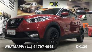 Friso padrão Original Nissan Kicks  Friso Lateral Vermelho Malbec  Nissan Kicks  Dk136 Acessórios [upl. by Goggin144]