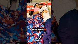 Husband wife sleeping love with a kid❤️🥹 youtubeshorts trending viral reels shorts [upl. by Lebama]