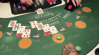 1000 LIVE Blackjack Session in Vegas [upl. by Mighell]