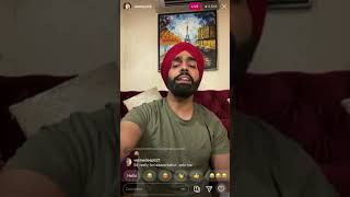 Ammy Virk  Main suneya  Ammy Virk Live On Instagram [upl. by Ninahs]