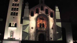 Videomapping Catedral Chiapas [upl. by Ahsinnek]