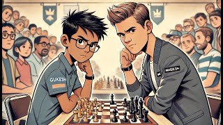 Gukesh road to World Champion part 27 Gukesh  Carlsen [upl. by Mellette236]