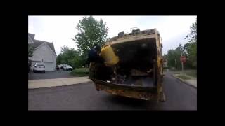 Go Pro Garbage Man Cronicles episode 2 recycle with NightCrawler  BumpVision [upl. by Aizitel463]