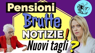 ⚠️ ULTIMORA PENSIONI ➜ BRUTTE NOTIZIE❗️ NUOVI TAGLI sulle RIVALUTAZIONI 2024❓ ✂️ sarebbe follia 😱 [upl. by Cowen]