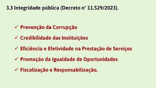 ÉTICA e INTEGRIDADE  Concurso Nacional Unificado [upl. by Akemat]