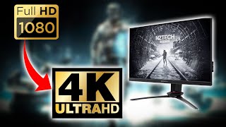 Get 4k resolution on any 1080p Monitors  2021 [upl. by Bayard]