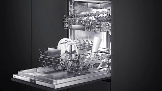 Watch the Gaggenau dishwashers smooth running rails and cushioned closing system [upl. by Droffats]