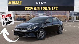 2024 Kia Forte LXS  Aurora Black Pearl  Tulsa Wichita Joplin MO  15332 [upl. by Esirahc]