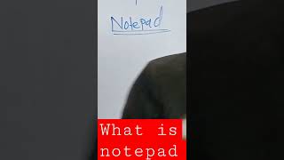 what is notepad [upl. by Auqkinahs]