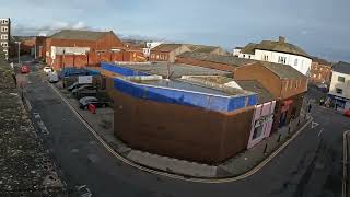 Vandalized buildings Demolishing Barrow town Centre [upl. by Jenness]