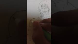 Toji shortsviral drawing arts subscribe like sketch toji gojo yuji jujutsukaisen gojoamv [upl. by Nahamas983]