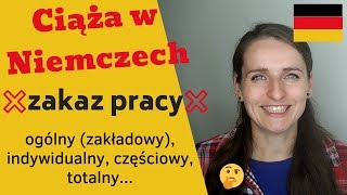 Ciąża w Niemczech zakaz pracy BEZPŁATNE webinary dla ciężarnych w Niemczech  czytaj opis 🔥 [upl. by Atiken]