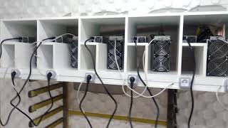 Antminer Z15 and Innosilicon A10 Pro 8 Gb Pirate Chain ARRR ETH Mining [upl. by Komarek]