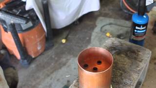 Dephlegmator Fabrication video 3 for making Copper Moonshine Stills [upl. by Ecinna]