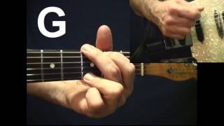 Beginner Guitar Instruction Switching from G chord to D chord quickly guitar lesson [upl. by Akived]