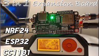 Flipper Zero 3in1 Expansion Board ESP32 CC1101 and NRF24 Modules Overview [upl. by Amikan690]