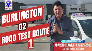 Burlington G2 Road Test Route no 1 Full G2 Route with Expert Tips and Tricks  New 2023 [upl. by Mcafee]