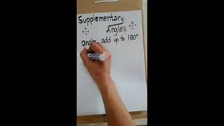 Supplementary and Complementary Angles [upl. by Leiso]