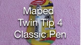 Maped Twin Tip 4 Classic Pen [upl. by Huston]