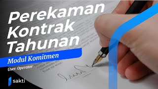 Modul Komitmen  Perekaman Kontrak Tahunan [upl. by Quinn271]