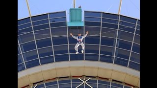 Stratosphere Las Vegas Bungee Jumping Video [upl. by Dorca77]