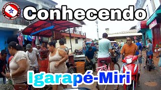 CONHEÇA as Ruas da Cidade de IGARAPÉMIRI Capital Internacional do Açaí Motovlog leandro da Start [upl. by Arivle635]