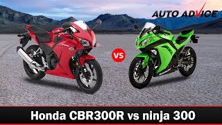 Honda CBR300R vs Kawasaki Ninja 300– Beginner Sportsbike Comparison [upl. by Gayleen880]