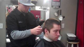 HOW TO DO A MID SKIN FADE  HD  TIMELESS BARBERS [upl. by Dalis465]