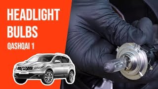 How to replace the headlight bulbs QASHQAI 💡 [upl. by West833]