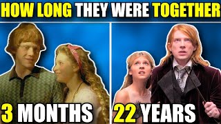 How Long Every Harry Potter Couple Was Together Ranked [upl. by Ramal]