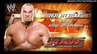 Snitsky 2005  quotNot My Faultquot WWE Entrance Theme [upl. by Nwahsaj]