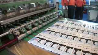 Automatic Exercise Book Binding Machinewmv [upl. by Atinuahs]