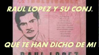 QUE TE HAN DICHO DE MIRAUL LOPEZ CON EL CONJUNTO DE RICAURTE ARIAS [upl. by Aerdied]