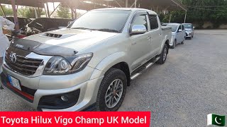 2012 Toyota Hilux Vigo Champ UK Import  Review amp Price  Auto Reviews by Asad [upl. by Karab]