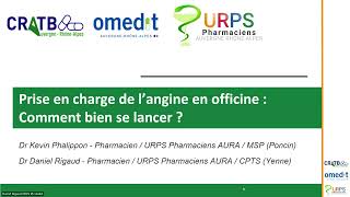 Replay Webinaire quotPrise en charge de langinequot URPS Pharmaciens AuRA amp OMEDIT  7 novembre 2024 [upl. by Alissa467]